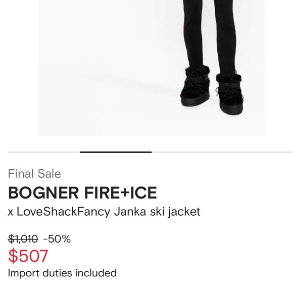 Loveshackfancy x bogner ski jacket! - Picture 3 of 5